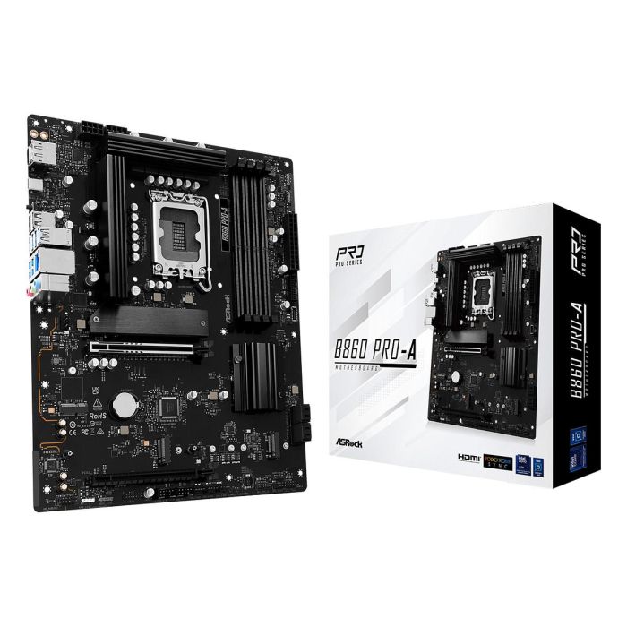 ASRock B860 Pro-A Placa Base ATX LGA 1851 DDR5 con HDMI/DP, Intel B860 Chipset para PC 0 ASRock B860 Pro-A Placa Base ATX LGA 1851 DDR5 con HDMI/DP, Intel B860 Chipset para PC 0