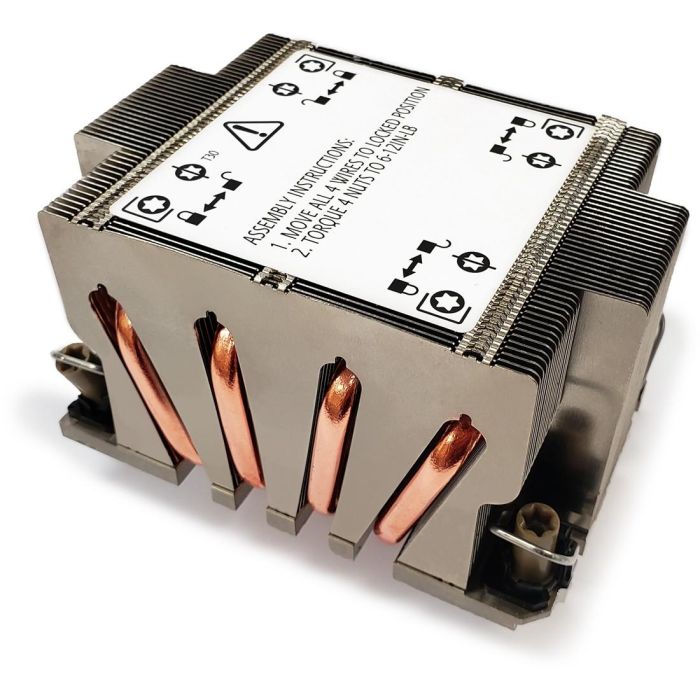 Dynatron N2 4189-4-5 Refrigerador CPU para Intel Xeon LGA 4189, Disipador Térmico de Aluminio y Cobre 270W