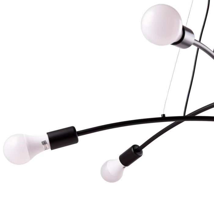 SKD-0222-17 Lámpara Colgante de Metal San Juan del Rio, Diseño Elegante, Compatible Bombilla LED E27, Cable Regulable en Altura 2 SKD-0222-17 Lámpara Colgante de Metal San Juan del Rio, Diseño Elegante, Compatible Bombilla LED E27, Cable Regulable en Altura 2