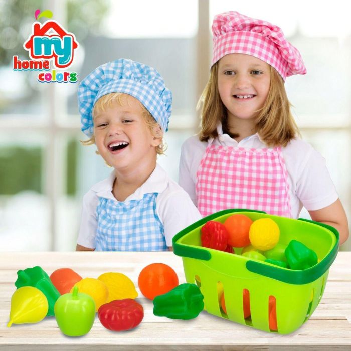 Set de Alimentos de Juguete Colorbaby 22 Piezas (12 Unidades) 5 Set de Alimentos de Juguete Colorbaby 22 Piezas (12 Unidades) 5