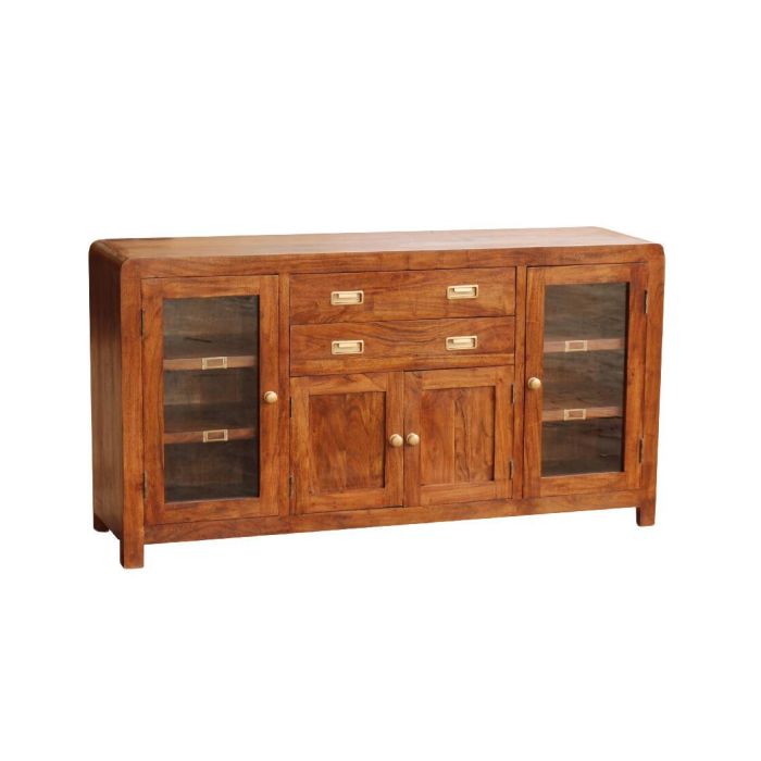 Buffet Colonial DKD Home Decor Natural Dorado 40 x 81 x 150 cm