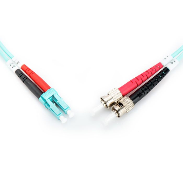 DIGITUS LWL Patchkabel LC -> ST 10.00m Multimode Duplex OM3 2
