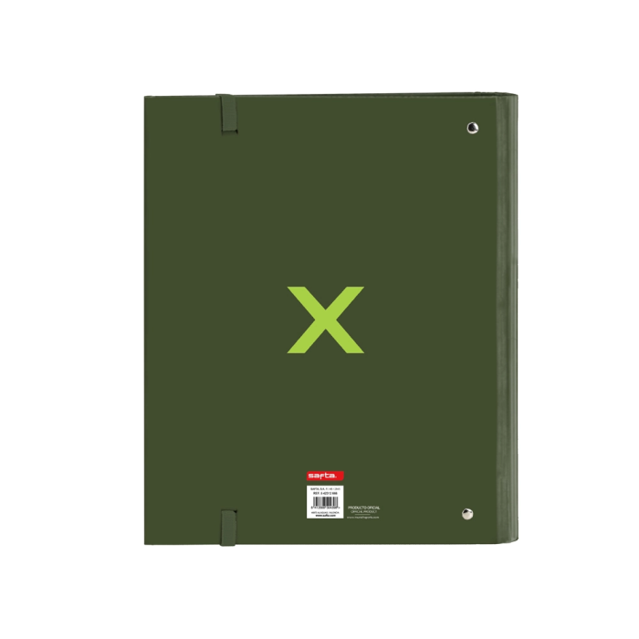 Carpeta de anillas Munich Bright khaki Verde 27 x 32 x 3.5 cm 1