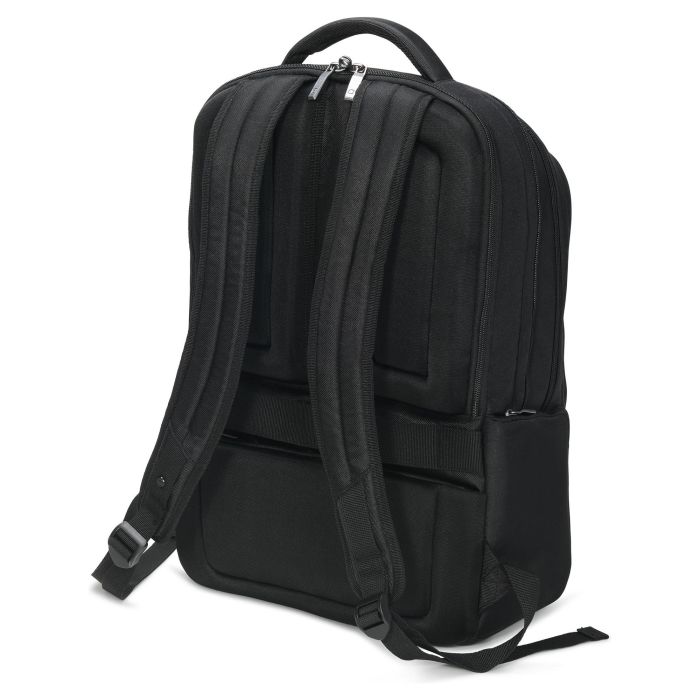 DICOTA Eco Backpack SELECT Mochila para portátil de 17.3 pulgadas, compartimento para portátil, hecha con materiales reciclados, unisex, negro 1