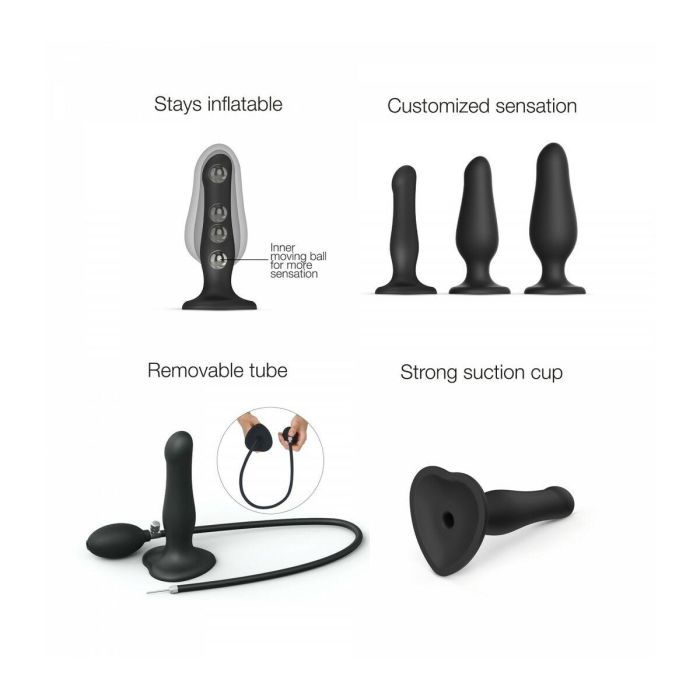 Plug Anal Strap-on-me 6017500 Negro 5