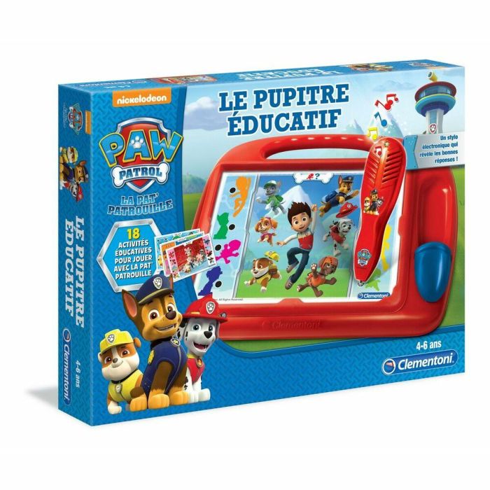 Clementoni Escritorio educativo Paw Patrol con 18 actividades interactivas, bolígrafo electrónico, sonido y luz, para niños +3 años. 0 Clementoni Escritorio educativo Paw Patrol con 18 actividades interactivas, bolígrafo electrónico, sonido y luz, para niños +3 años. 0
