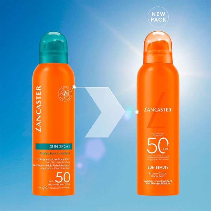 Lancaster SUN SPORT bruma invisible refrescante SPF50 protector solar corporal 200 ml 1
