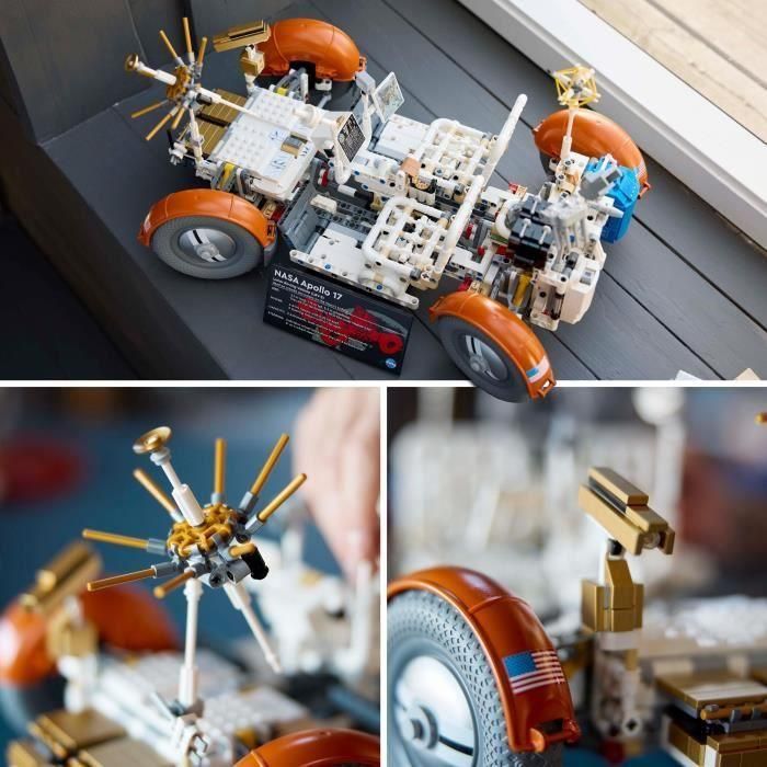 LEGO 42182 Technic Vehículo de Exploración Lunar Apollo de la NASA - LRV Space Rover para Adultos 3