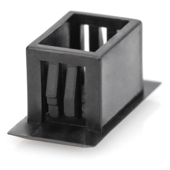 Digitus Tapones Ciegos LWL para LC Duplex, Fibra Óptica, Negro