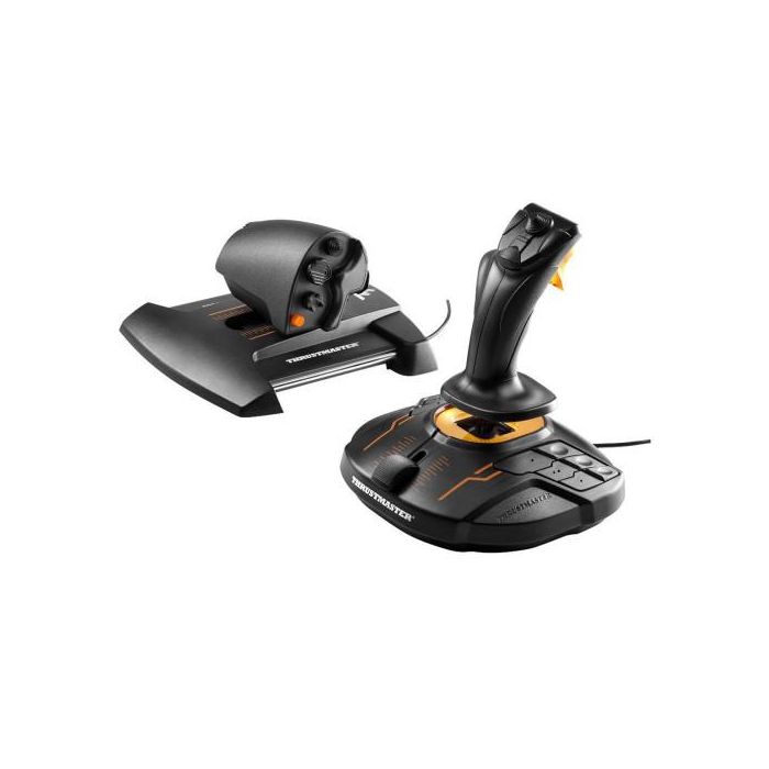 Thrustmaster T-16000M FCS Hotas Joystick para PC y MAC, Negro/Naranja, 2960778 - Palanca de mando con tecnología H.E.A.R.T, 30 botones, 9 ejes Thrustmaster T-16000M FCS Hotas Joystick para PC y MAC, Negro/Naranja, 2960778 - Palanca de mando con tecnología H.E.A.R.T, 30 botones, 9 ejes