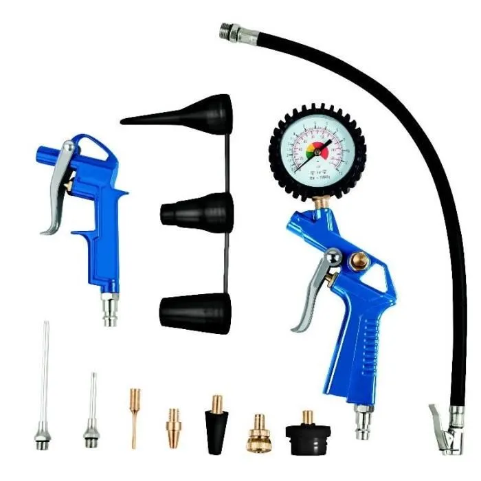 Scheppach HC30o Compresor de Aire Horizontal 24L 8 Bares con 13 Accesorios 3