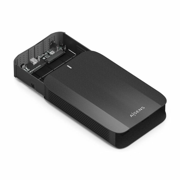 AISENS ASE-3535B Caja Externa Disco Duro HDD 3.5" SATA USB-C 3.2 Gen 1 (5Gbps), con UASP y Fuente Alimentación, Aluminio Negro. 4 AISENS ASE-3535B Caja Externa Disco Duro HDD 3.5" SATA USB-C 3.2 Gen 1 (5Gbps), con UASP y Fuente Alimentación, Aluminio Negro. 4