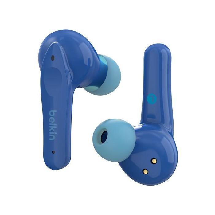 Auriculares con Micrófono Belkin PAC003BTBL Azul 0 Auriculares con Micrófono Belkin PAC003BTBL Azul 0