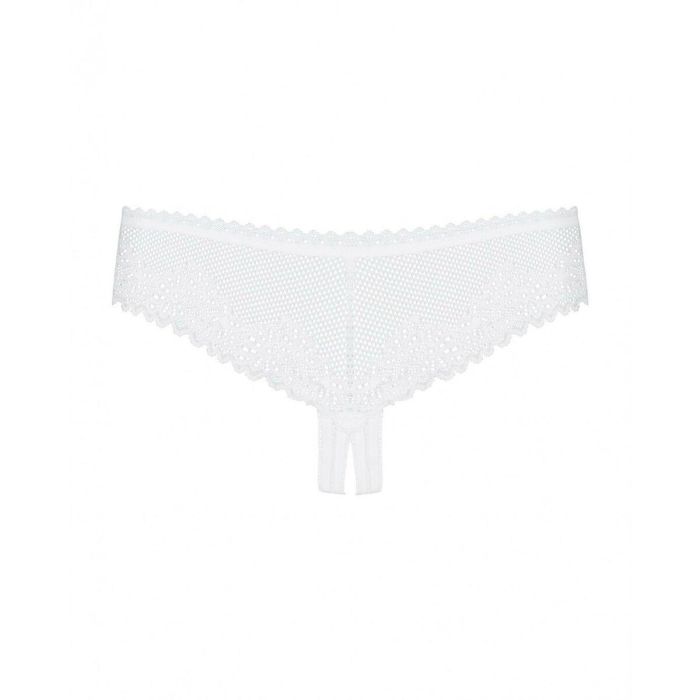 Bragas Blancas con Encaje Alabastra Obsessive OBS-8208991-S/M-OLD S/M Blanco 1