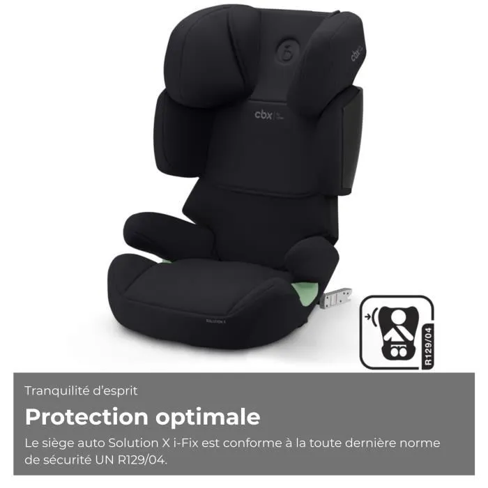 CYBEX Silla de Coche Solution X i-Fix Grupo 2/3 (15-36kg) de 3 a 12 años - Pure Black CYBEX Silla de Coche Solution X i-Fix Grupo 2/3 (15-36kg) de 3 a 12 años - Pure Black