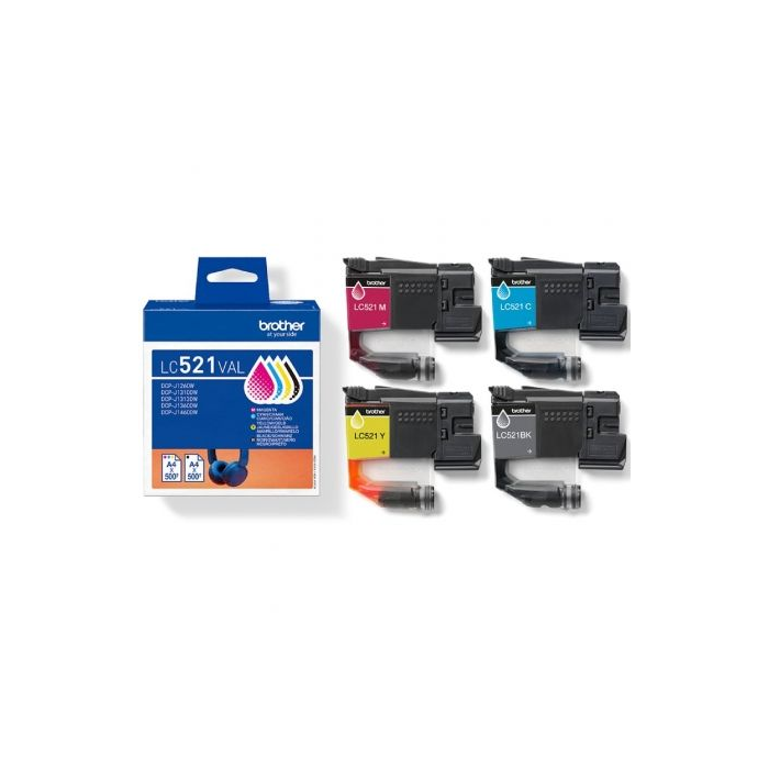 Brother Tinta Bk-C-M-Y Pack 4 Colores para DCP-J1260W, J1310DW, J1360DW 2