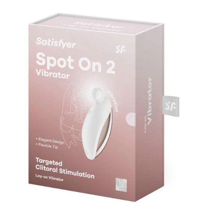 Satisfyer Spot on 2 vibrador blanco estimulacion del clitoris