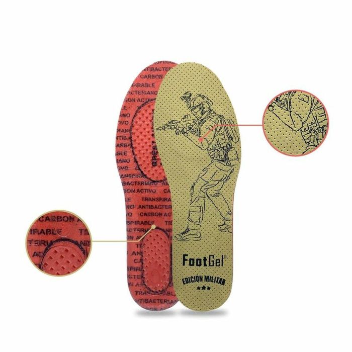 Plantillas FootGel Military & Police 35-38 Eucalipto 5 Plantillas FootGel Military & Police 35-38 Eucalipto 5