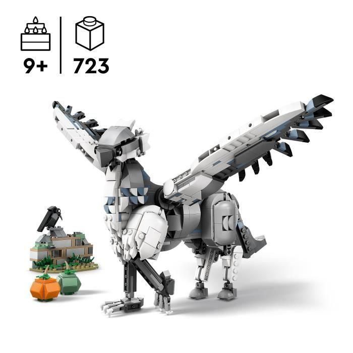 LEGO 76427 Harry Potter Buckbeak - Modelo de Hipogrifo Articulado para Construir - Juguete Coleccionable para Niños y Fans 1
