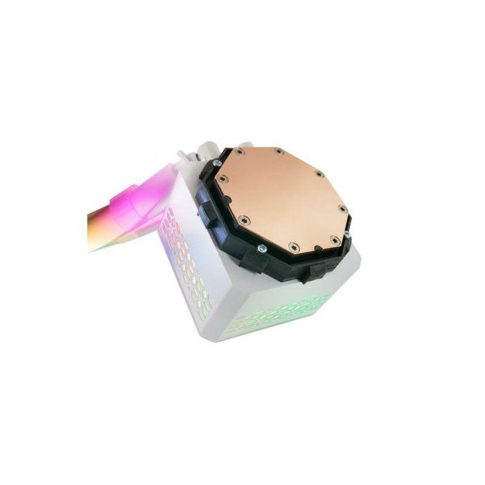 Mars Gaming Refrigeración Líquida ML-ULTRA360 Blanco, Kit AIO ARGB 360º, TDP 650W, Radiador 360mm, Ventiladores FDB Silenciosos, Compatibilidad Universal Intel/AMD 2