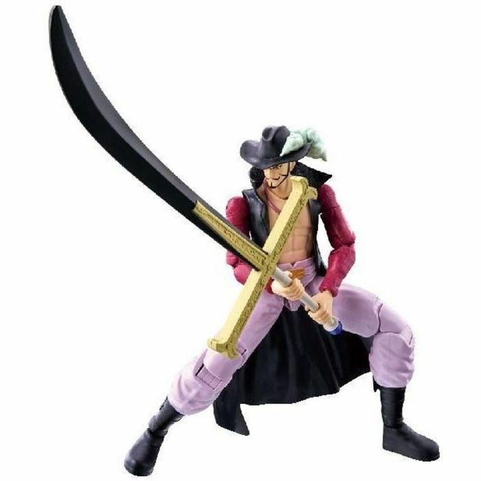 Bandai Figura Articulada Anime Heroes One Piece Dracule Mihawk Hawkeye BAN3296580370535 17 cm 2