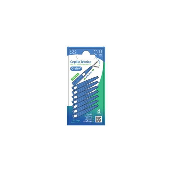 Cepillo Interdental Retractil 0,8Mm 8Ud.