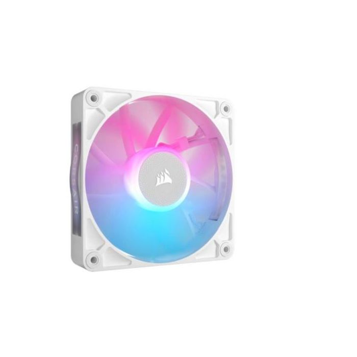Corsair RX120 iCUE LINK RGB White Ventilador 120mm con Iluminación Personalizable y Control PWM para PC