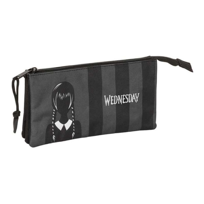 Bolso Escolar Portatodo Safta Triple Wednesday 120x220x30 mm Bolso Escolar Portatodo Safta Triple Wednesday 120x220x30 mm