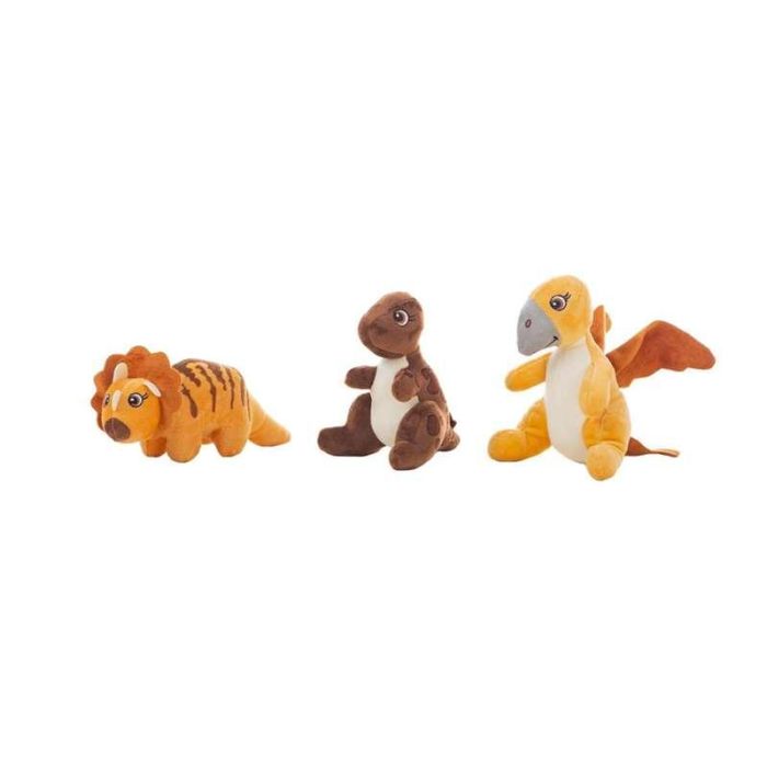 Creaciones Llopis Peluches Dinosaurios de 16 cm, Material Poliéster 3 Creaciones Llopis Peluches Dinosaurios de 16 cm, Material Poliéster 3