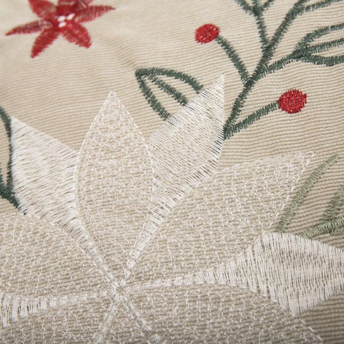 Funda Cojin Navidad Alpina DKD Home Decor Verde Beige 1 x 45 x 45 cm (4 Unidades) 2