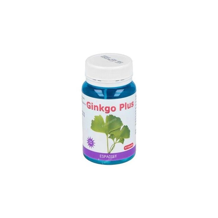 ESPADIET Ginkgo Plus 45 Cápsulas - Mejora Memoria y Concentración, Vasorregulador y Microcirculación