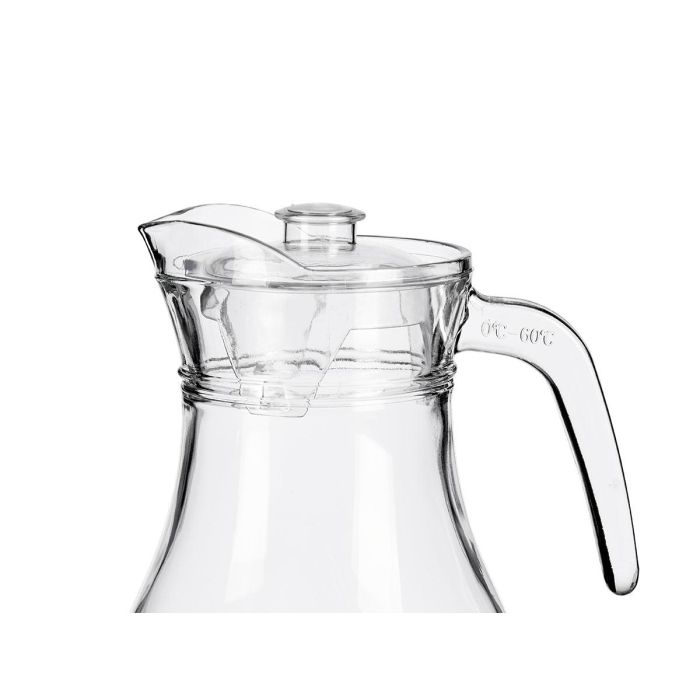 Jarra de Cristal Vivalto Transparente con Tapa, 1.8L, 18 x 24 x 14.5 cm (Set de 8) 3