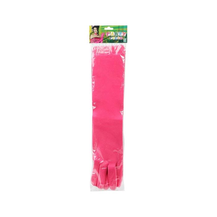 Guantes Fucsia 42 cm Para Disfraz Llamativo O Pop 1 Guantes Fucsia 42 cm Para Disfraz Llamativo O Pop 1
