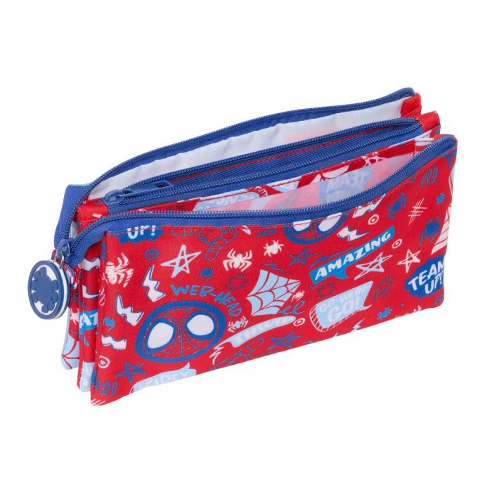 Portatodo Spider-Man Rescue Azul Rojo 22 x 12 x 3 cm 2 Portatodo Spider-Man Rescue Azul Rojo 22 x 12 x 3 cm 2