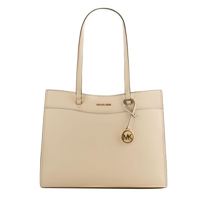 Bolso de Hombro Michael Kors 35F4GTVT9L-LT-CREAM Beige 37 x 28 x 12 cm
