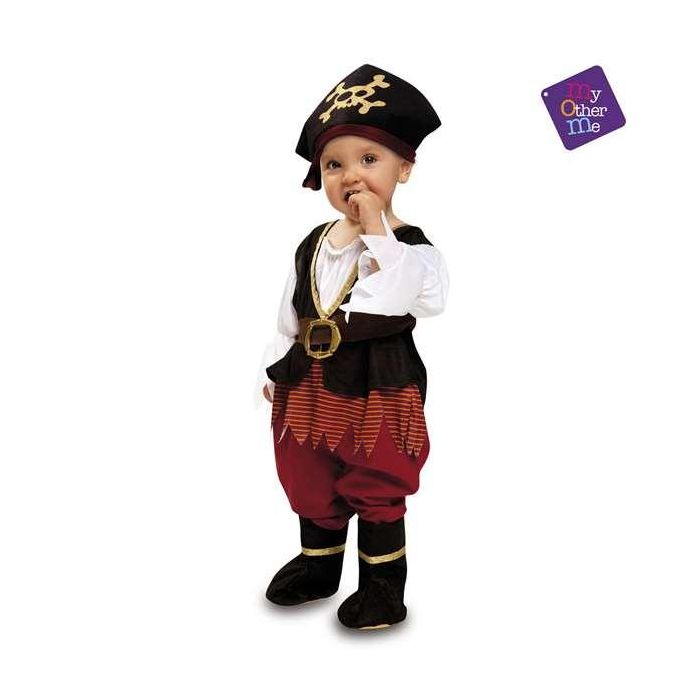 Disfraz bebé pirata niña talla 7-12 meses 1 Disfraz bebé pirata niña talla 7-12 meses 1