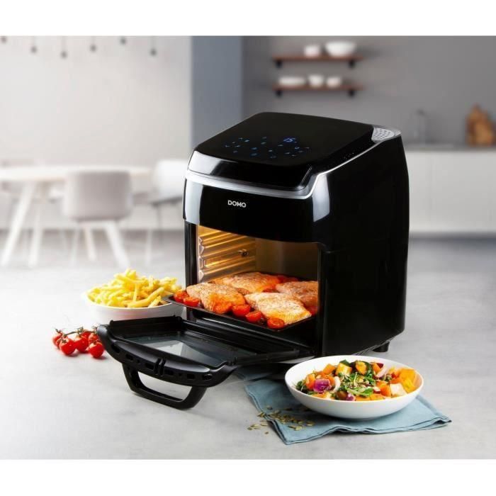DOMO DO534FR - Horno Deli-Fryer 10L - Freidora multifuncional: horno, función rotativa y deshidratador - 8 programas 5 DOMO DO534FR - Horno Deli-Fryer 10L - Freidora multifuncional: horno, función rotativa y deshidratador - 8 programas 5