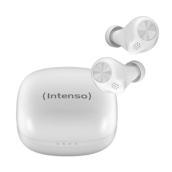 Intenso 3720202 Auriculares Buds Micro TWS Inalámbricos Bluetooth 5.3, 25h Autonomía, Control Táctil, Ergonómicos, Blanco Intenso 3720202 Auriculares Buds Micro TWS Inalámbricos Bluetooth 5.3, 25h Autonomía, Control Táctil, Ergonómicos, Blanco