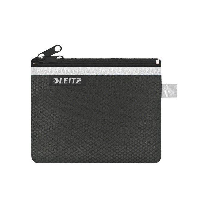 Bolsita De Viaje Leitz Wow Nylon C/Cremallera 2 Dptos. S (14X10.5) Negro