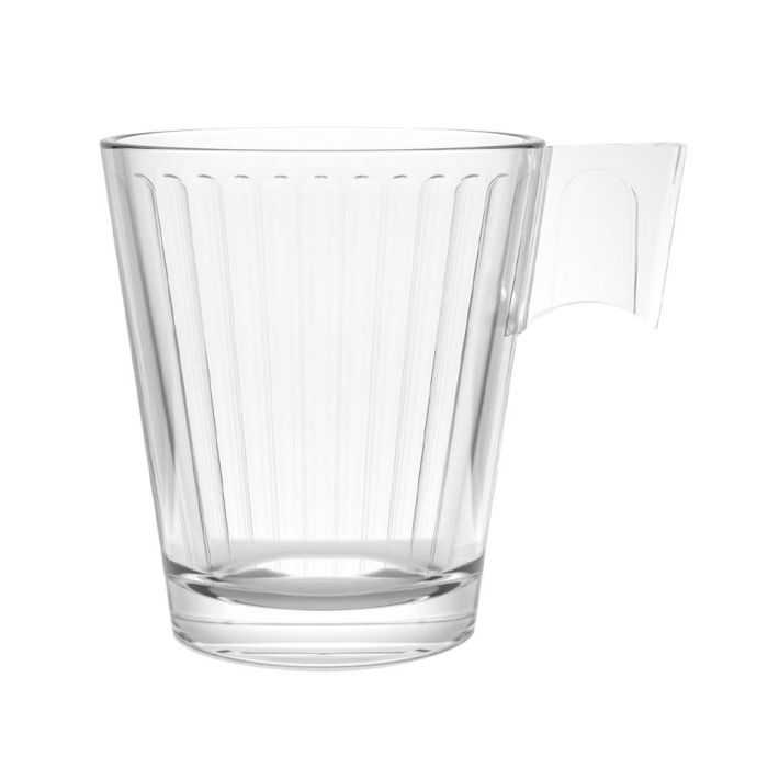 La Mediterranea Set 2 Tazas Café con Leche 21 cl Napoli Lineal (36 Cajas) 1