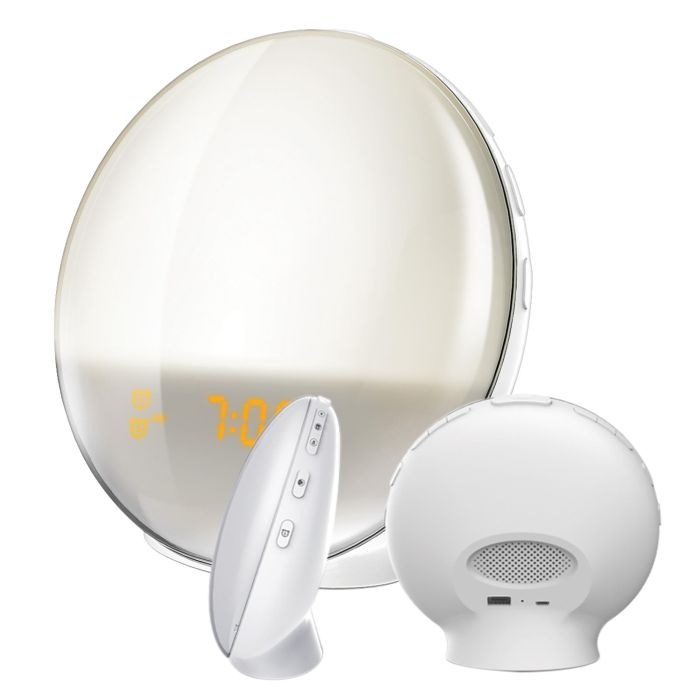 Despertador Inteligente con Lámpara RGB Muvit iO MIOLAMP005/ Radio FM/ Blanco 5 Despertador Inteligente con Lámpara RGB Muvit iO MIOLAMP005/ Radio FM/ Blanco 5