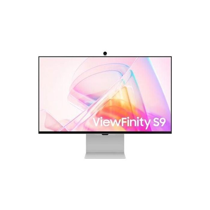 Samsung LS27C902PAUXEN Monitor ViewFinity S9 27" 5K Smart TV, Cámara 4K, Ergonómico, Pantalla Mate, Thunderbolt 4, Plata