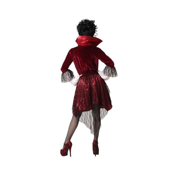 Disfraz Vampiresa Rojo Adulto M-L 2 Disfraz Vampiresa Rojo Adulto M-L 2