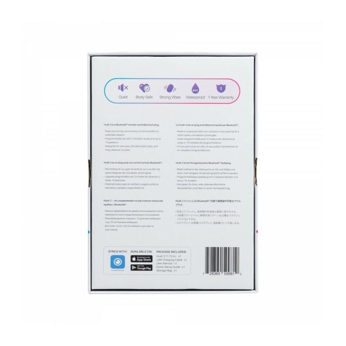 Plug Anal Lovense Negro 6 Plug Anal Lovense Negro 6