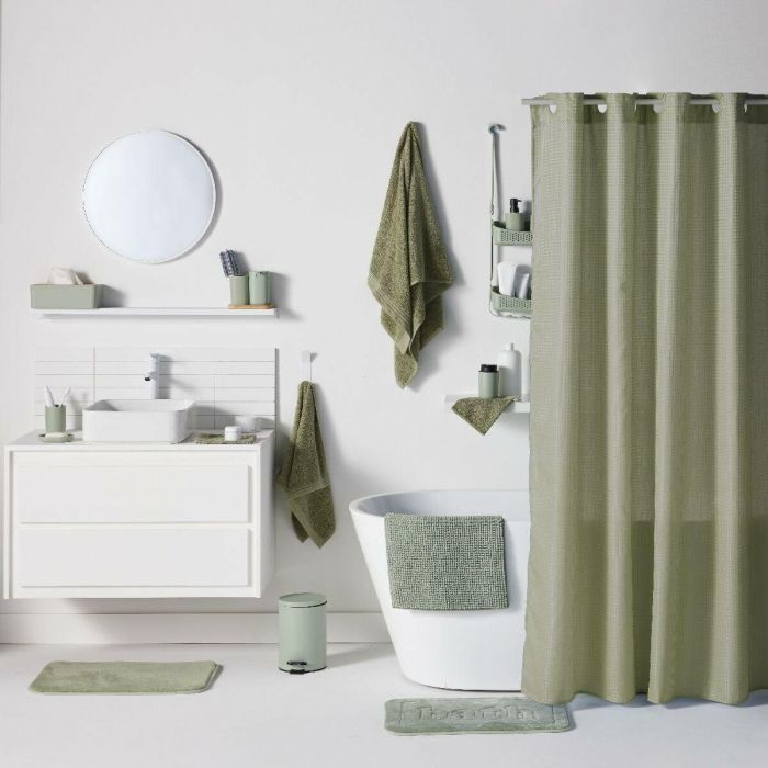 Today TOD3574641271718 Alfombra de Baño de Espuma Viscoelástica Utility 40x60 cm Verde 1