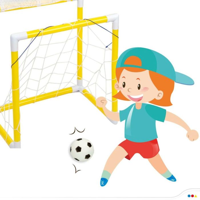 Juego de puntería Colorbaby Diana Portería de Fútbol 48,5 x 113 x 35,5 cm (2 Unidades) 4