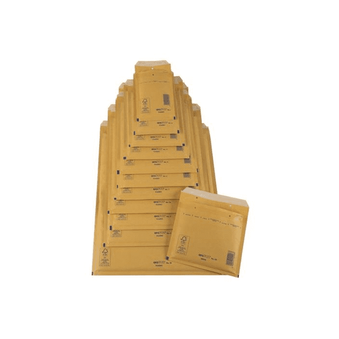 Sam 145995 Caja 100 Bolsas Air Bag Acolchada Kraft Autoadhesivo Medida Interior 220x340mm Peso 41gr