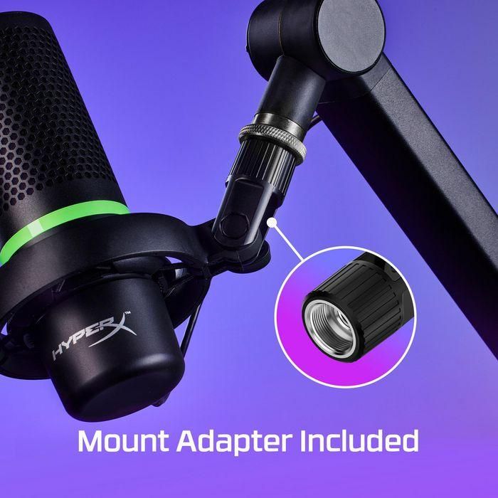 HP DuoCast Micrófono USB Negro con Iluminación RGB, Montura Antivibración y Grabación Hi-Res 24-bit/96kHz 12 HP DuoCast Micrófono USB Negro con Iluminación RGB, Montura Antivibración y Grabación Hi-Res 24-bit/96kHz 12