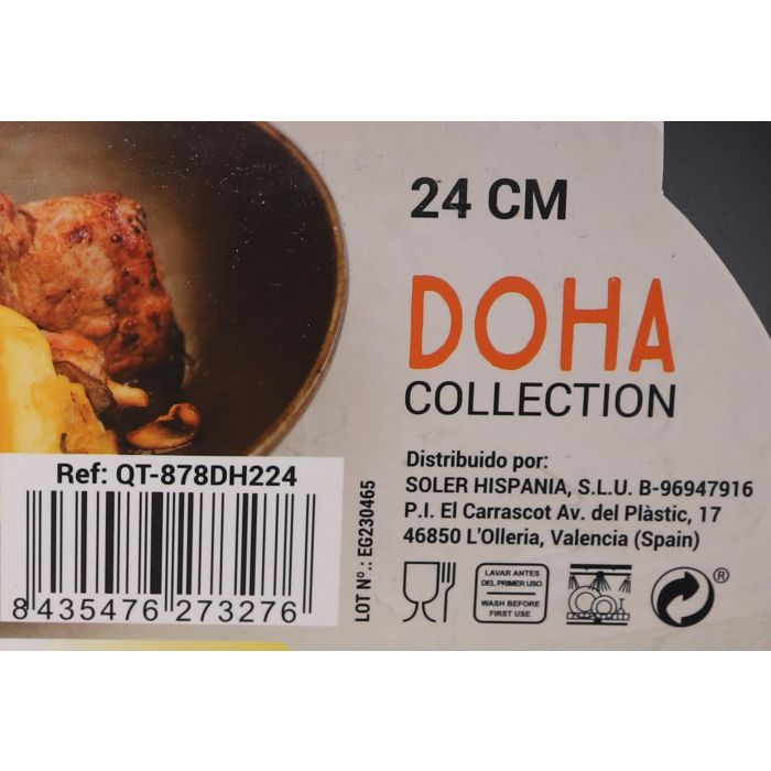 Wok de aluminio forjado 24 cm Full Doha Quttin - Inde (6 Unidades) 4 Wok de aluminio forjado 24 cm Full Doha Quttin - Inde (6 Unidades) 4