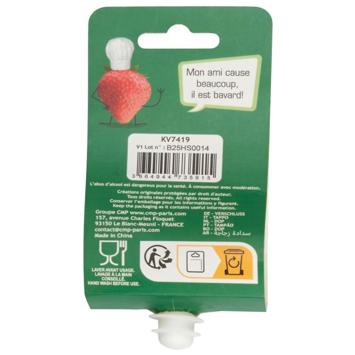 Cook Concept Tapón Botella Forma Seta de Silicona Colección Ludique 3